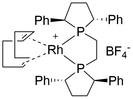 (-)-1,2-Bis((2R,5R)-2,5-diphenylphospholano)ethane(1,5-cyclooctadiene)rhodium(I) tetrafluoroborate, min. 98%